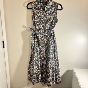 Floral Sleeveless Tommy Hilfiger Dress with Pockets Sz: 4